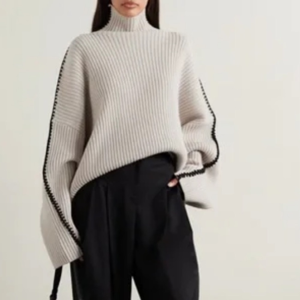 Rag & Bone || Wool Ingrid Sweater || Taupe || XS ||
